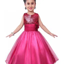 Shahina Fashion Baby Girls Sequined Fit & Flare Party Dress-picture-38