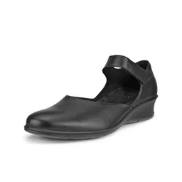 ECCO Leather Work Wedge Pumps-14