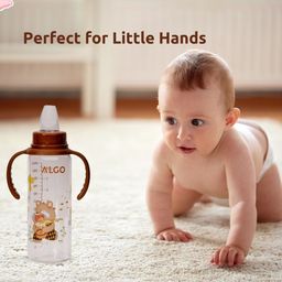 Adore ALGO Snr.2 In 1 Silicon Spout & Straw Baby Sipper With Gravity Ball image 2
