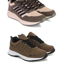 DRACKFOOT Men Non-Marking Running Sports Shoes-image-7