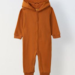 SPUNKIES Infant Hooded Cotton Rompers-image-12