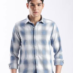 THE BEETEL HOUSE Men Earwig Checked Regular Slim Fit Casual Shirt-image-26
