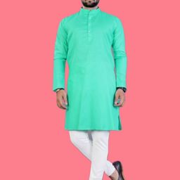 ANUJ FASHION Men Solid A-Line Kurtas-picture-4