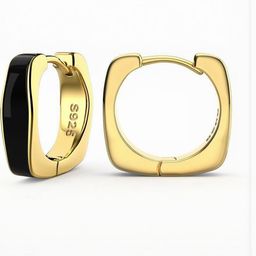 ATRAER Contemporary Half Hoop Earrings-image-71