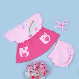 V-Mart Girl Short Sleeve A-Line Dress-image-96