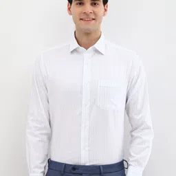 Allen Solly Sport Men Vertical Striped Cotton Formal Shirt-image-55