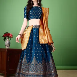 APNISHA Ready to Wear Lehenga & Unstitched Blouse With Dupatta-picture-29
