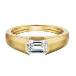 Emori 1 CT Emerald Diamond Band for Men-image-34