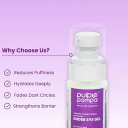 PURPLE POMPA Set Of 2 3D Hydra Moisturiser - 50 g &Age Balance Under Eye Gel - 30 g image 2