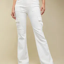 Miss Chase Women Wide Leg High-Rise Stretchable Jeans-image-30
