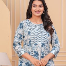 KBZ Women Floral Printed Cotton Top-image-63
