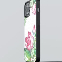 macmerise Floral Printed iPhone 12 Pro Max Back Case Mobile Accessories-image-96
