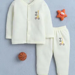 BUMZEE Boys Printed Cotton Jhabla & Jogger Thermal Set-picture-8