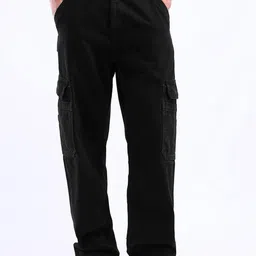 Flying Machine Men High-Rise Low Distress Stretchable Cargo Jeans-image-66