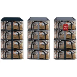Kuber Industries Navy Blue Set of 6 Regular Drawer Organiser Organisers-17