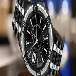 Hala Men Textured Round Foldover Regular Analogue Watch-3005-14