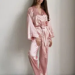 Bella Babe by SK Women Chic Wrap Set in Satin-picture-21