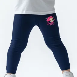Nauti Nati Infant Girls Printed Mid-Rise Ankle-Length Leggings-image-88