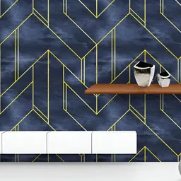 ArtzFolio Printed UV-Resistant Anti-Bacterial Geometric Pattern Peel & Stick Wallpaper-image-86