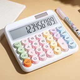 khodiyar hand works 12Digit Calculator, Easy to Press,Colorful Candy Calculator colourful calculator BasicCalculator image 4