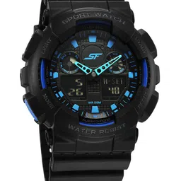 Sonata Unisex Patterned Dial & Straps Analogue and Digital Watch-1