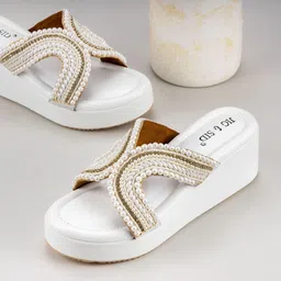 JIG & SID Women Embellished Open Toe Heels-36