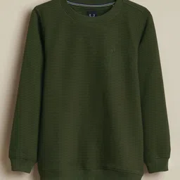 Allen Solly Junior Boys Textured Sweatshirt-picture-17
