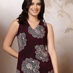 Anouk Rustic Women Floral Printed V Neck Top-picture-32