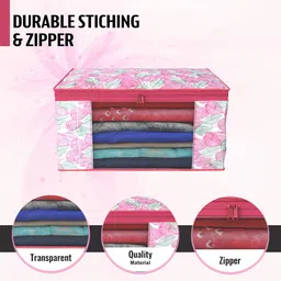 Kuber Industries Pink Set of 6 Regular Drawer Organiser Organisers image 4