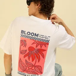 Mast & Harbour Men Printed Drop-Shoulder Sleeves Bio Finish Pockets T-shirt-picture-14