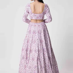 The Front Row Embellished Sequinned Ready to Wear Lehenga & Blouse With Dupatta image 4
