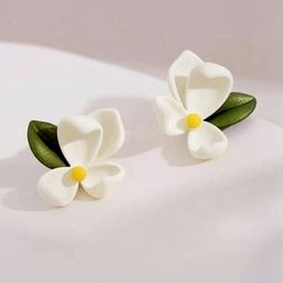 styledose Sterling Silver Floral Shape Studs-image-130