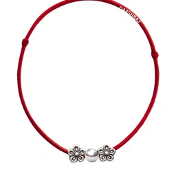 Darshraj Flower Charm Thread Anklet-picture-6