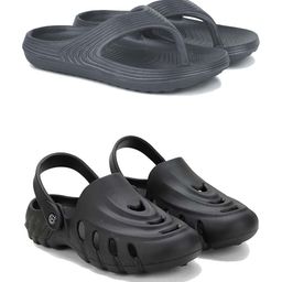 DRACKFOOT Men Set Of 2 High Quality & Soft Thong Flip-Flops & Clogs-15