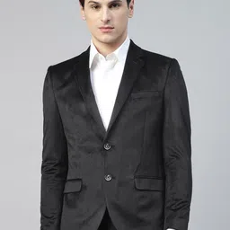 Givo Tailored FitSingle-Breasted Formal Blazer-picture-27