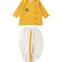 BAESD Boys Regular Pure Cotton Kurta with Dhoti Pants-image-9