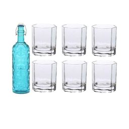 SOMIL Blue Glass Airtight Can Bottle-picture-39