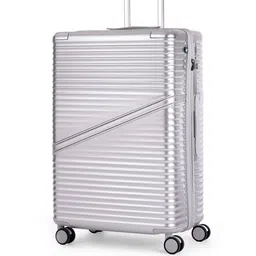 Assembly Oblique Silver Large Luggage Trolley Bag-picture-34