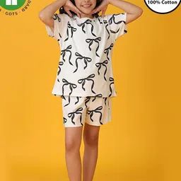 YK Girls Printed Night suit-picture-47