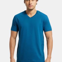 Jockey Men Solid V-Neck T-shirt-picture-33