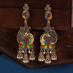 Anouk Contemporary Jhumkas Earrings-31