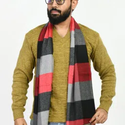 Life and style Checkered Men Muffler-image-58