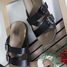 JUMPLITE Women Open Toe Flats-57