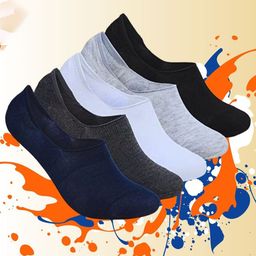 MJE Pack Of 5 Cotton Shoe Liners Socks-image-47