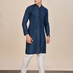 Anouk Men Thread Work Kurta image 4