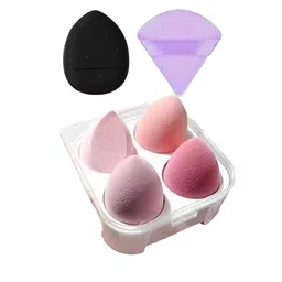 Gonegal Set Of 5 Soft Blending Puff With Pizza & Finger Puff-14