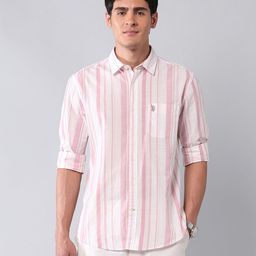 U.S. Polo Assn. Denim Co. Men Classic Striped Casual Shirt-image-34