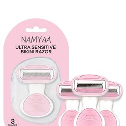 Namyaa Set Of 3 Ultra Sensitive Bikini Razor With Aloe Vera & Vitamin E-8
