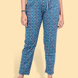 Kryptic Printed Relaxed-Fit Cotton Regular Trousers-image-67