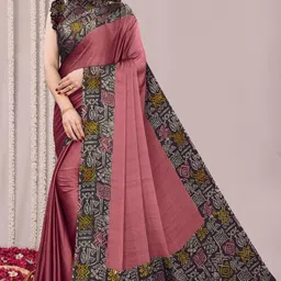KALINI Printed Border Saree-14